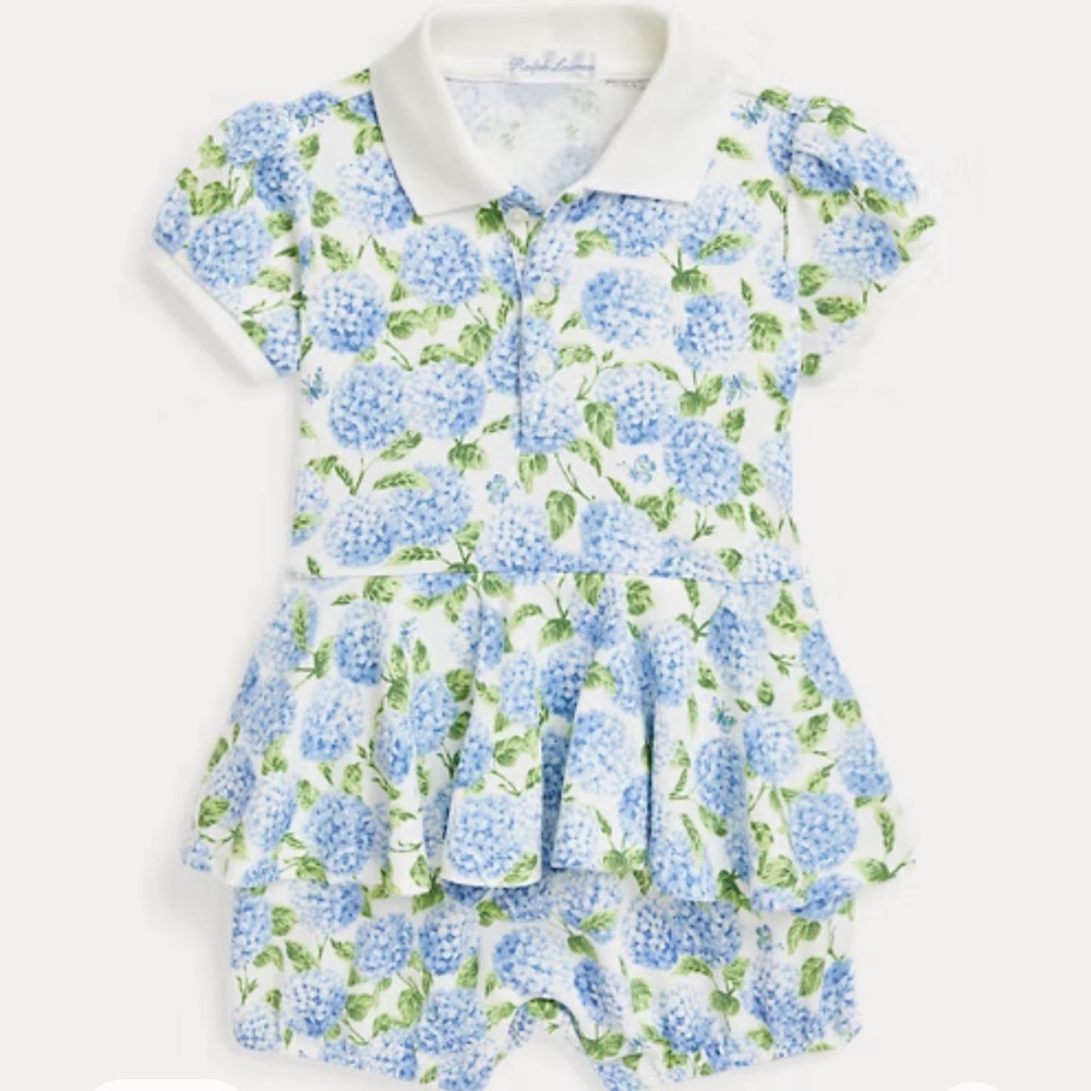 Ralph Lauren | Polo Bubble Shortall Romper sz 3M
